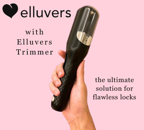 Ultimate Hair Repair: Elluvers™ Cordless Split End Trimmer